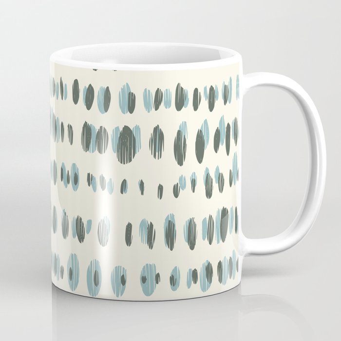 Wildlife Safari Dots blue Coffee Mug Gallery Image 1