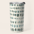 Wildlife Safari Dots blue Travel Mug Gallery Image 2