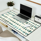 Wildlife Safari Dots blue Desk Mat Gallery Image 2