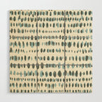 Wildlife Safari Dots blue Wood Wall Art Gallery Image 1