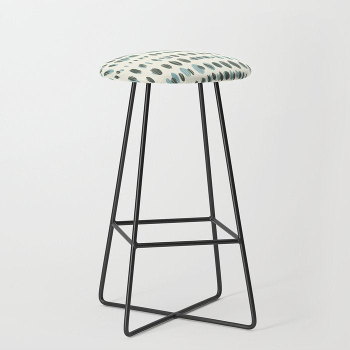 Wildlife Safari Dots blue Stool Gallery Image 1
