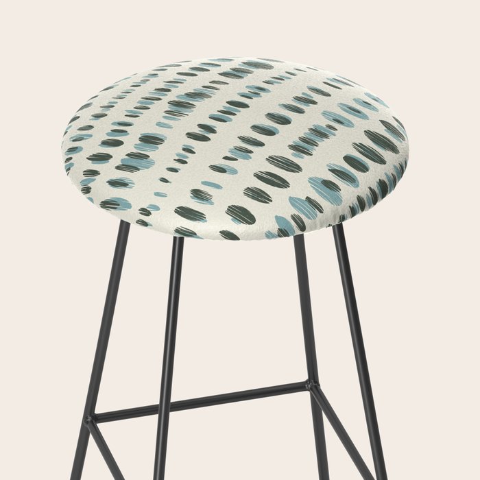 Wildlife Safari Dots blue Stool Gallery Image 2