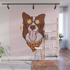 Summer Dog Wall Mural Gallery Image 1