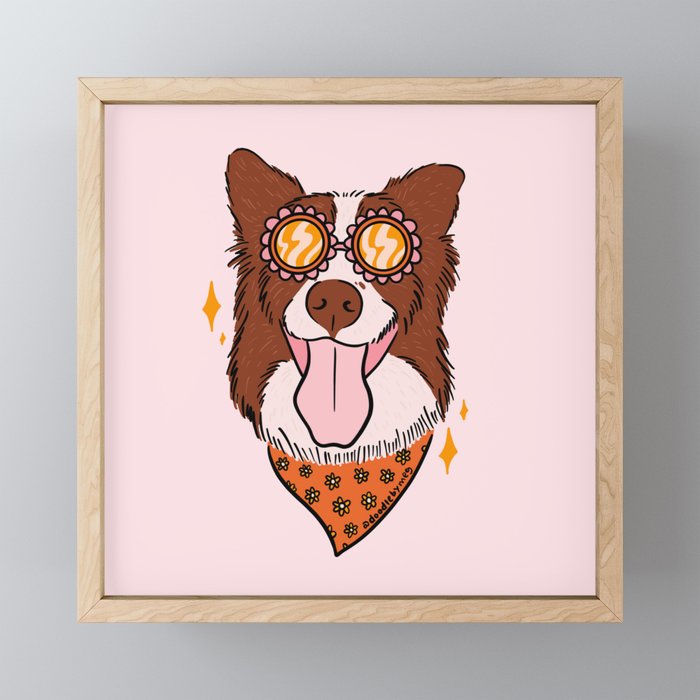 Summer Dog Mini Art Print Gallery Image 1