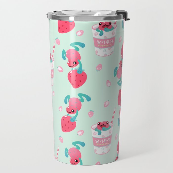 Strawberry poison milk 2 Travel Mug Gallery Image 2
