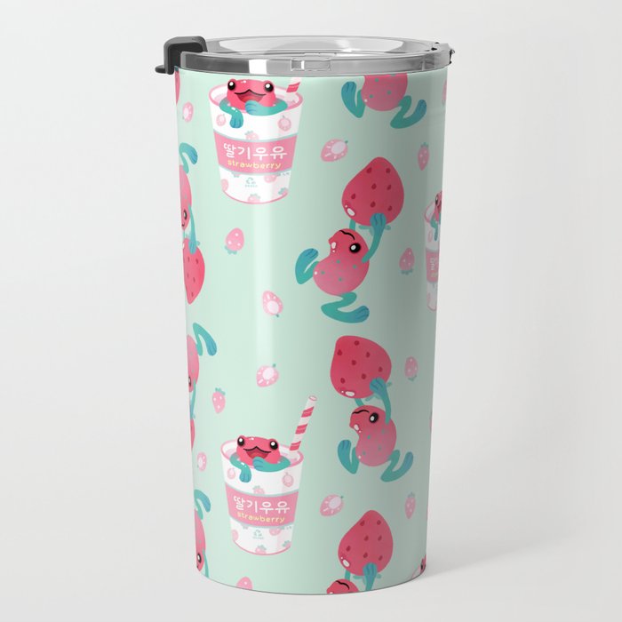 Strawberry poison milk 2 Travel Mug Gallery Image 3