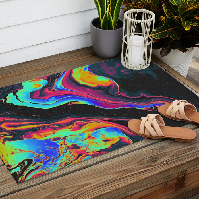 BATS IN THE ATTIC Outdoor Rug Gallery Image 2