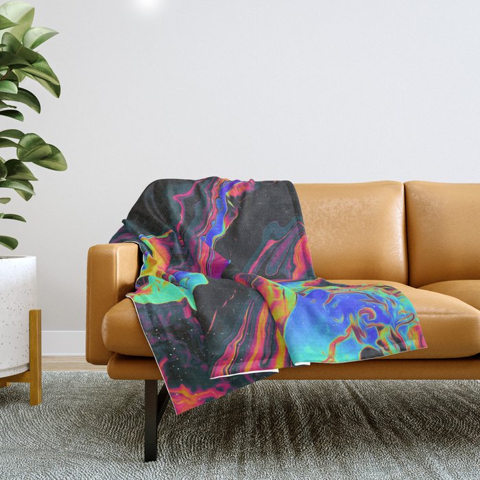 BATS IN THE ATTIC Throw Blanket Gallery Image 1