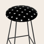 Swiss Cross Black Small Stool Gallery Image 2