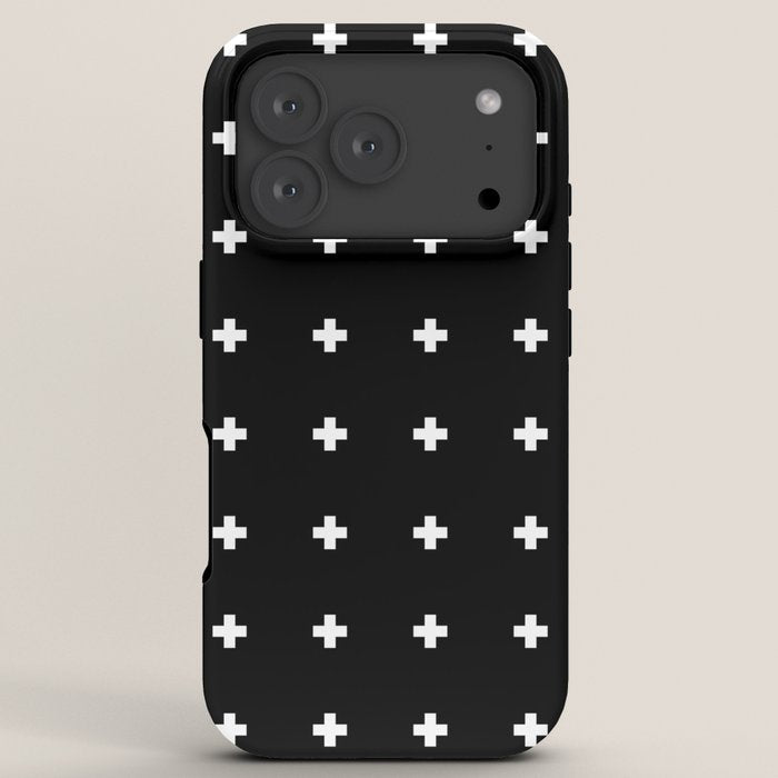 Swiss Cross Black Small iPhone Case Gallery Image 7
