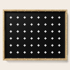 Swiss Cross Black Small Serving Tray Gallery Image 1