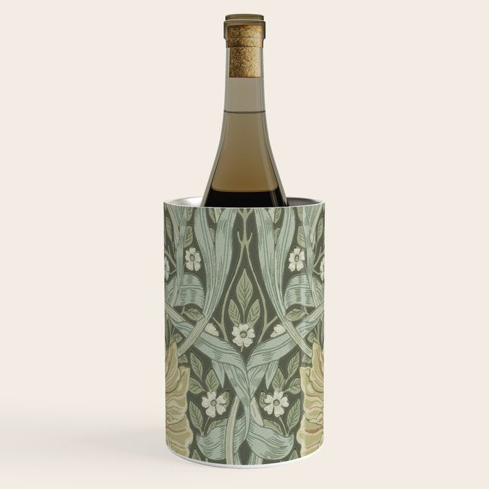 William Morris Vintage Pimpernel Green Bayleaf Manilla Wine Chiller Gallery Image 1