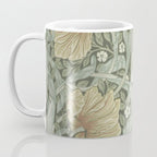 William Morris Vintage Pimpernel Green Bayleaf Manilla Coffee Mug Gallery Image 3