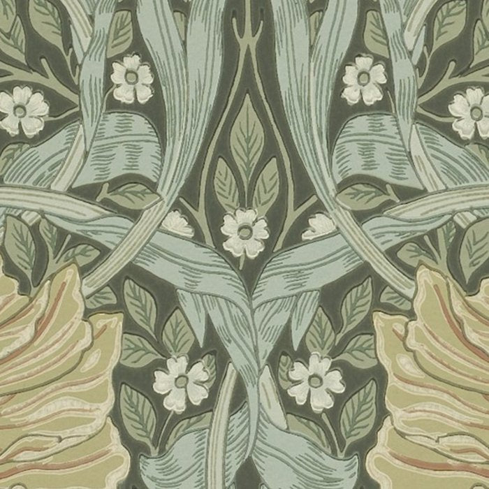 William Morris Vintage Pimpernel Green Bayleaf Manilla Coffee Mug Gallery Image 2