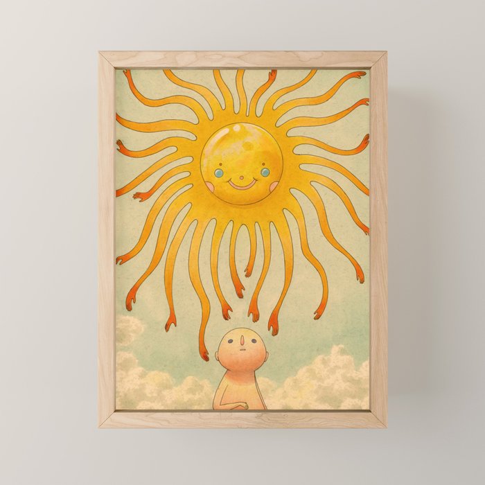 Summer Sun Mini Art Print Gallery Image 1