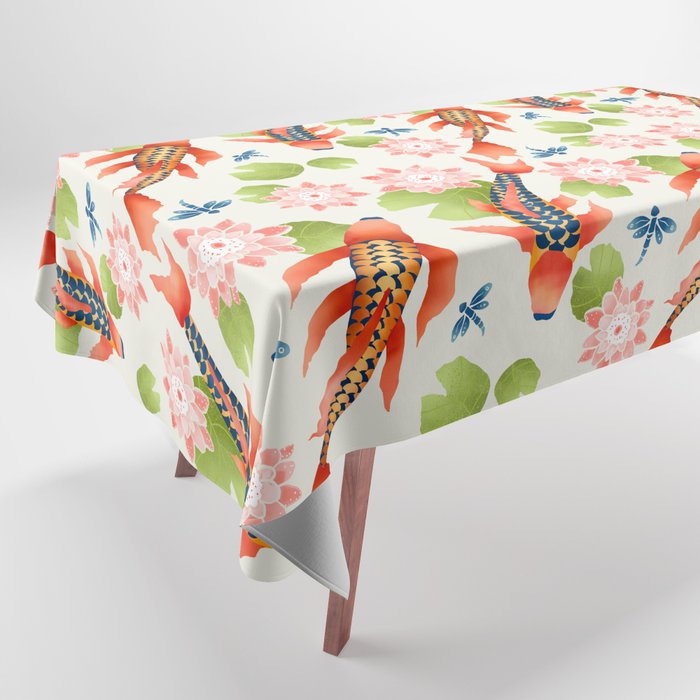 Koi Pond I Tablecloth Gallery Image 1