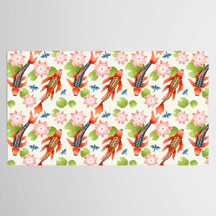 Koi Pond I Tablecloth Gallery Image 2