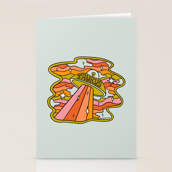 Taurus UFO Stationery Card Gallery Image 2
