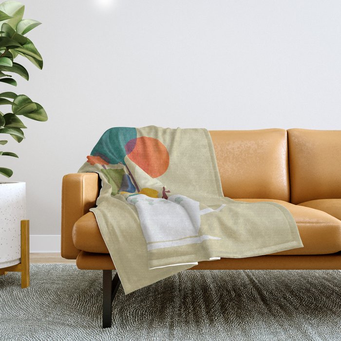 Life in a cup Throw Blanket Gallery Image 1