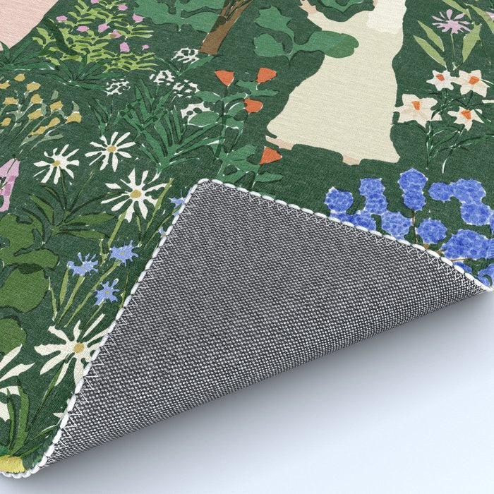 Ladies working in the garden Rug Gallery Image 4