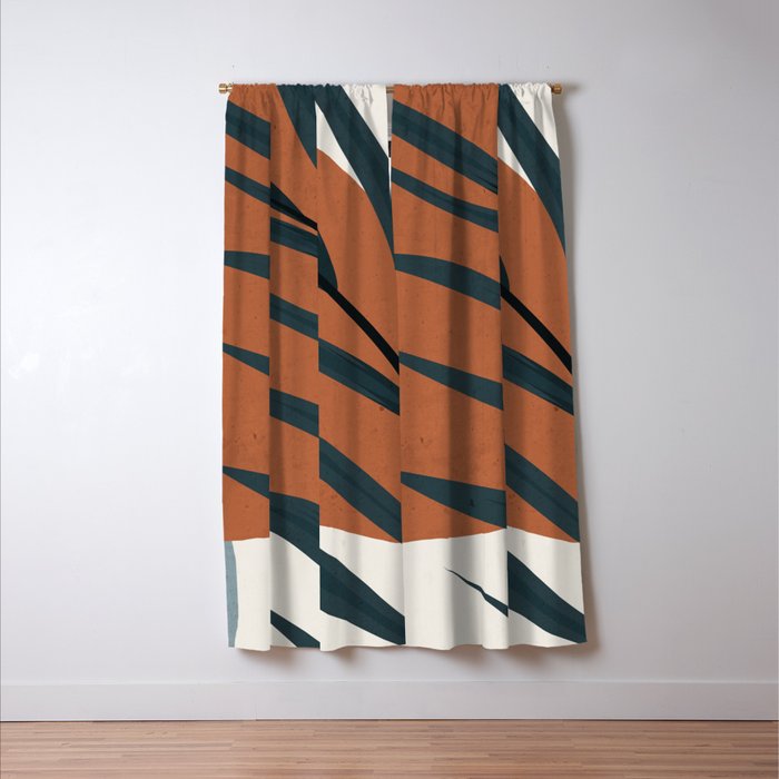 Abstract Art 35 Window Curtain Gallery Image 3