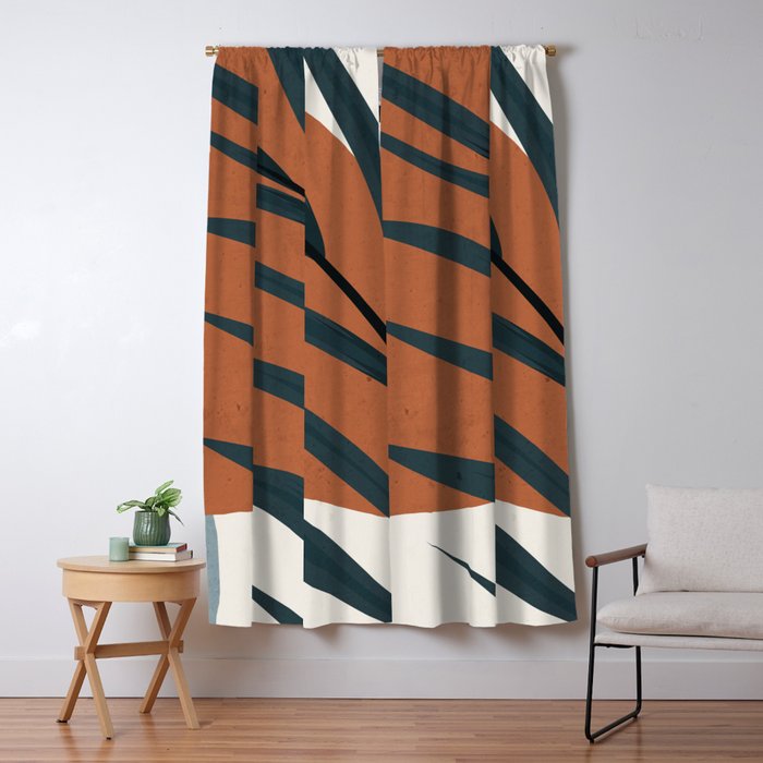 Abstract Art 35 Window Curtain Gallery Image 1