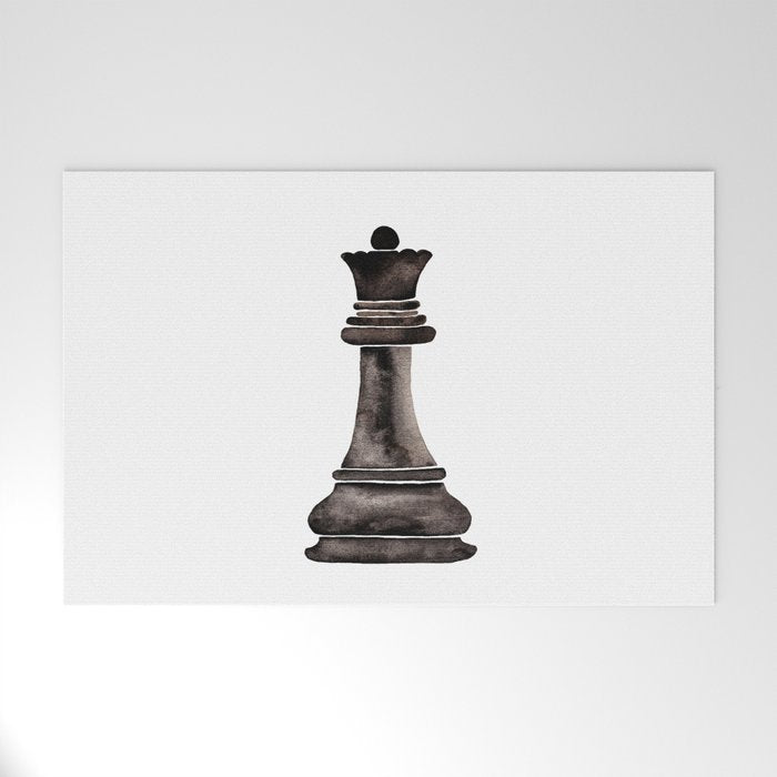 Queen (watercolor painting) Welcome Mat Gallery Image 1