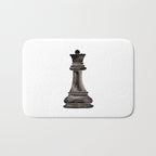 Queen (watercolor painting) Bath Mat Gallery Image 1