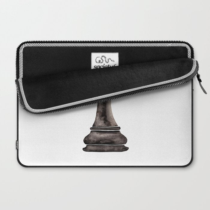 Queen (watercolor painting) Laptop Sleeve Gallery Image 2