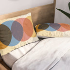 Abstraction_SUNRISE_SUNSET_CIRCLE_RISING_COLORFUL_POP_ART_0425A Pillow Sham Gallery Image 2