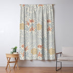 William Morris Larkspur Blue Slate Russet Window Curtain Gallery Image 5