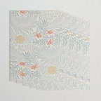 William Morris Larkspur Blue Slate Russet Wrapping Paper Gallery Image 3