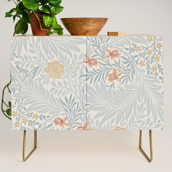 William Morris Larkspur Blue Slate Russet Credenza Gallery Image 1