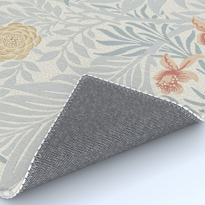 William Morris Larkspur Blue Slate Russet Rug Gallery Image 4
