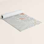 William Morris Larkspur Blue Slate Russet Yoga Mat Gallery Image 2