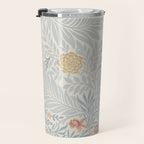 William Morris Larkspur Blue Slate Russet Travel Mug Gallery Image 3