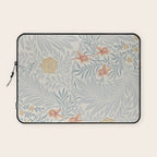 William Morris Larkspur Blue Slate Russet Laptop Sleeve Gallery Image 1