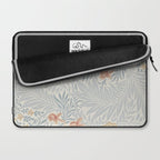 William Morris Larkspur Blue Slate Russet Laptop Sleeve Gallery Image 2