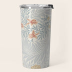 William Morris Larkspur Blue Slate Russet Travel Mug Gallery Image 2