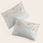 William Morris Larkspur Blue Slate Russet Pillow Sham Gallery Image 3