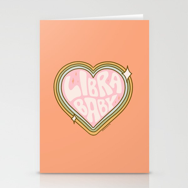 Libra Baby Stationery Card Gallery Image 1
