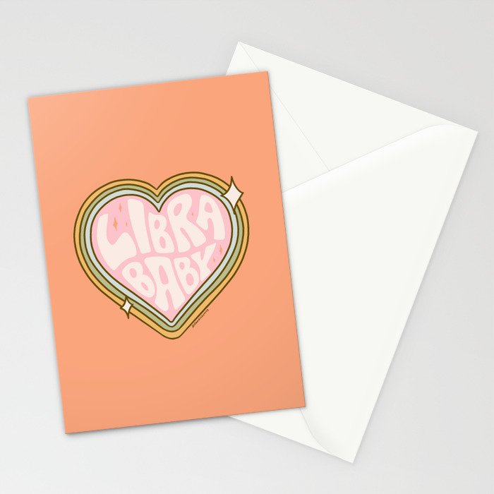 Libra Baby Stationery Card Gallery Image 2