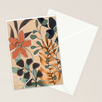 Elegant Botanical Line Art 1 Stationery Card Gallery Image 2