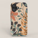 Elegant Botanical Line Art 1 iPhone Case Gallery Image 1
