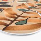 Elegant Botanical Line Art 1 Bath Mat Gallery Image 3