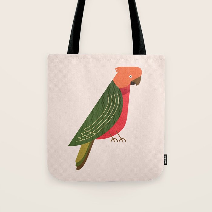 Whimsy Australian King Parrot Tote Bag Gallery Image 1