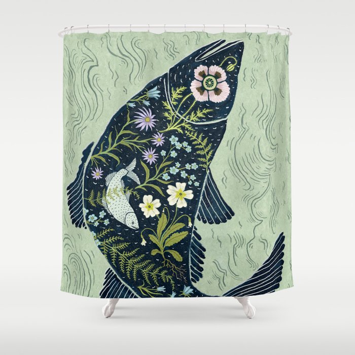 Pisces Shower Curtain Gallery Image 1