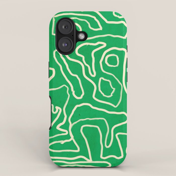 Abstract line art 151 iPhone Case Gallery Image 1