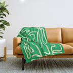 Abstract line art 151 Throw Blanket Gallery Image 1