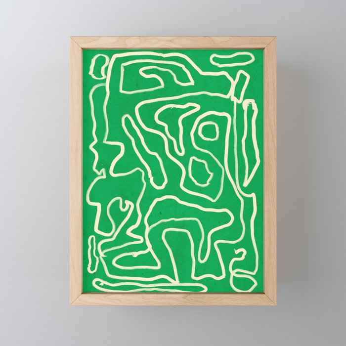 Abstract line art 151 Mini Art Print Gallery Image 1